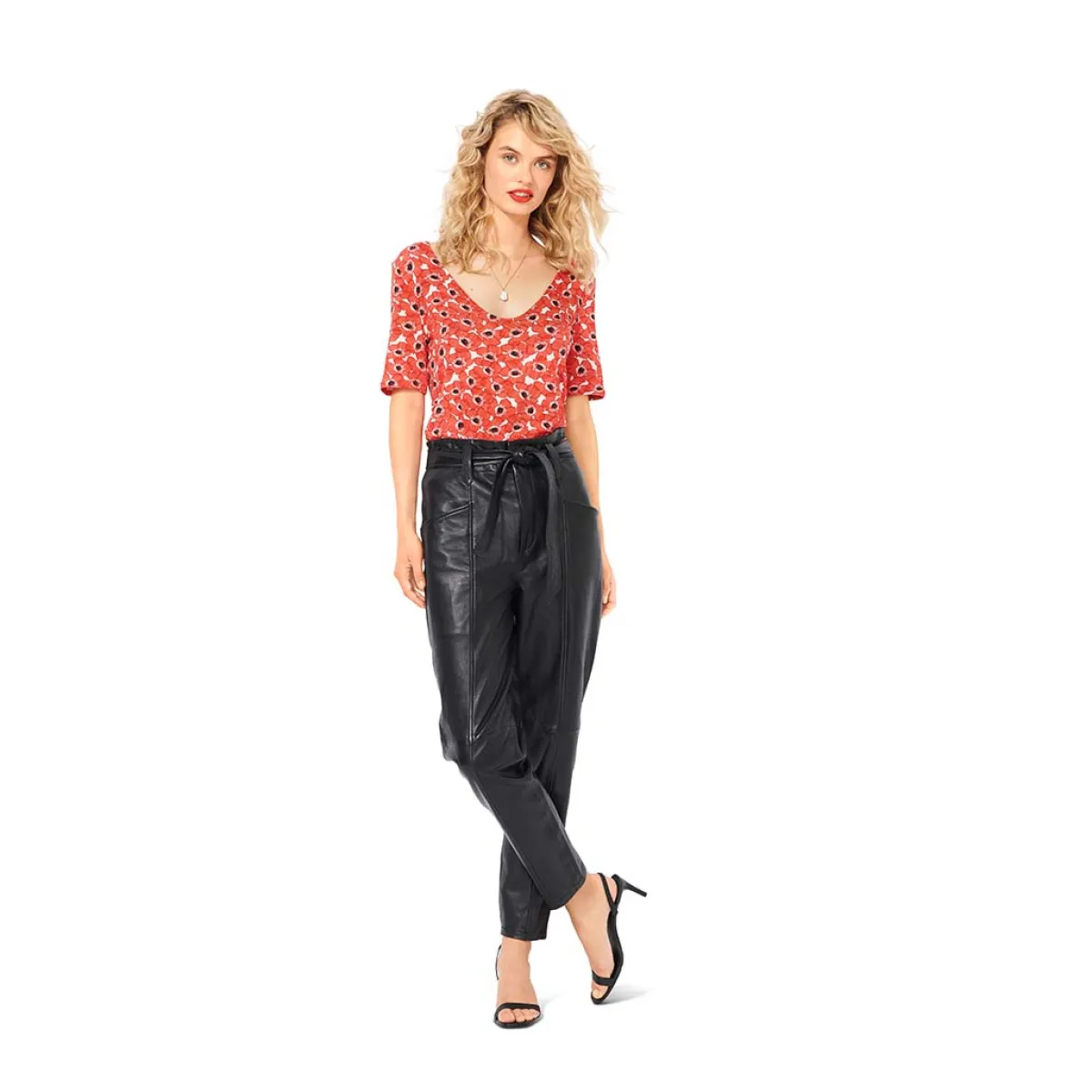 Giesse Scampoli Top|Abiti>Abiti top slim scollo V
