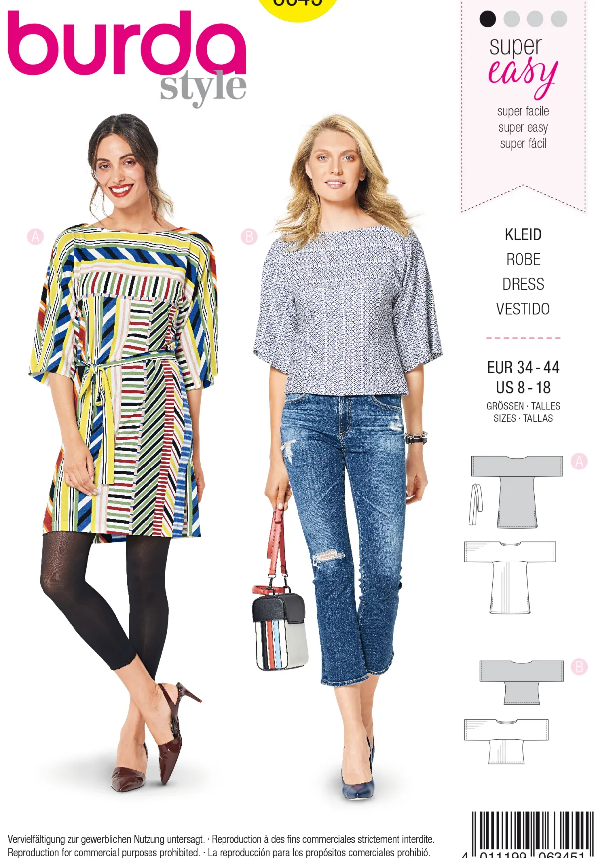 Cartamodelli Burda Top|Abiti>abito
