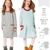 Giesse Scampoli Neonati|Neonati, Bambini & Ragazzi>Abito camicia– con rifiniture a fascia
