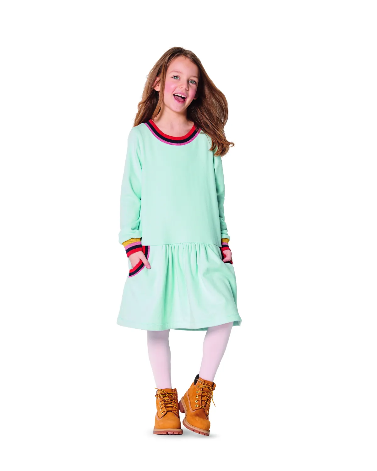Giesse Scampoli Neonati|Neonati, Bambini & Ragazzi>Abito camicia– con rifiniture a fascia