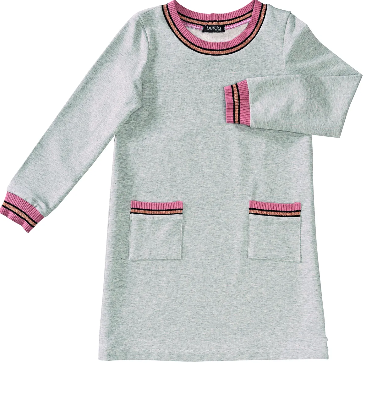 Giesse Scampoli Neonati|Neonati, Bambini & Ragazzi>Abito camicia– con rifiniture a fascia