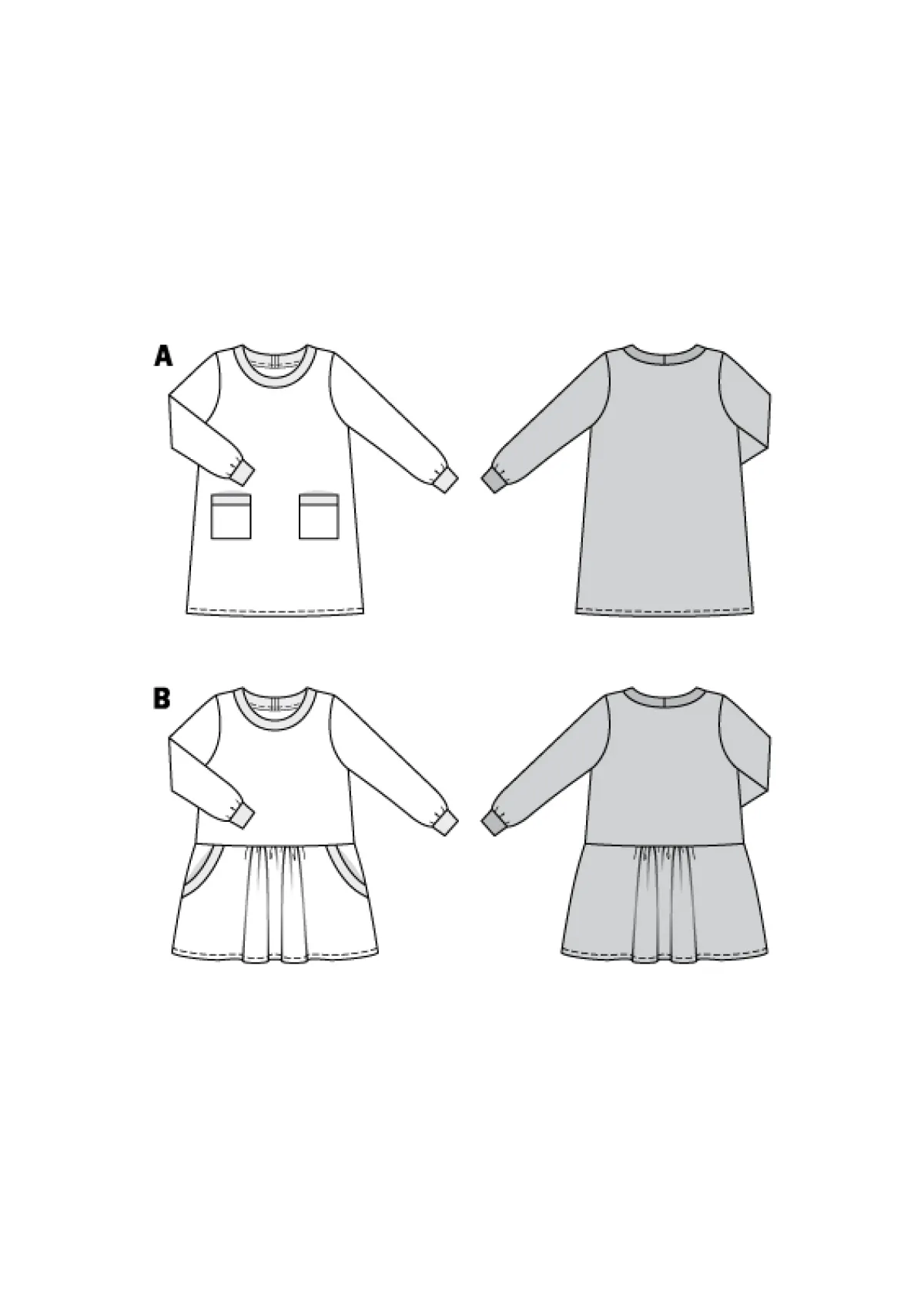 Giesse Scampoli Neonati|Neonati, Bambini & Ragazzi>Abito camicia– con rifiniture a fascia