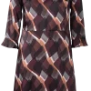 Cartamodelli Burda Taglie Forti>ABITO CON GONNA SVASATA - SCOLLATO