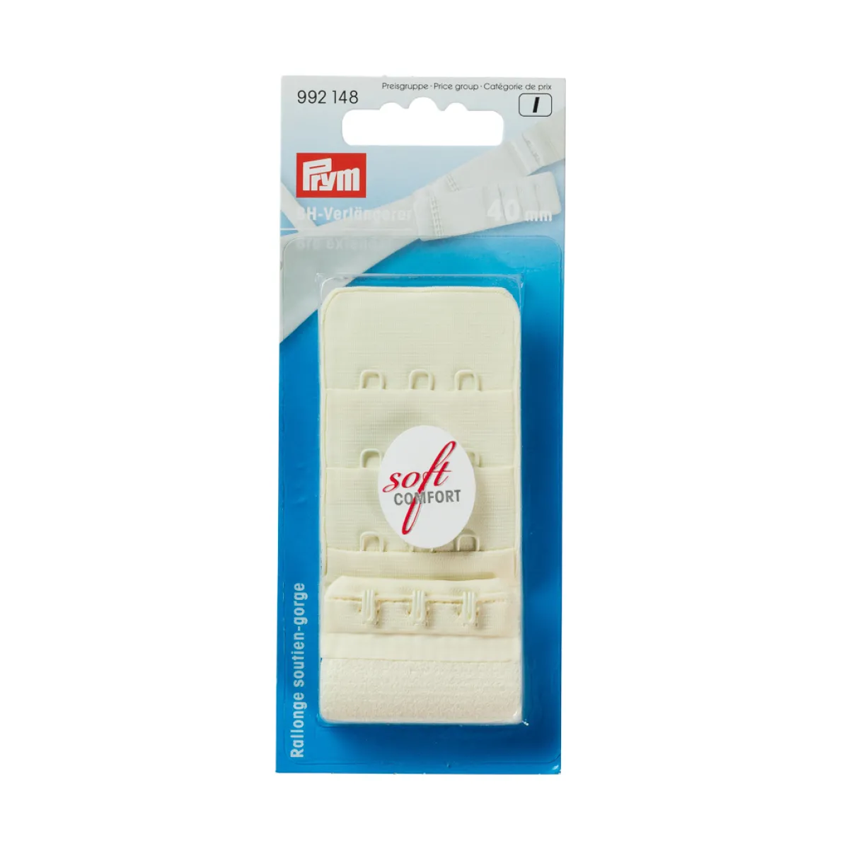 Giesse Scampoli Chiusure Ed Accessori Intimo>Allarga reggiseno 3x3 ganci 40mm