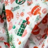 Bambino Giesse Scampoli Tessuti In Cotone>BABY COTONE DIGITALE BERRETTO NATALE