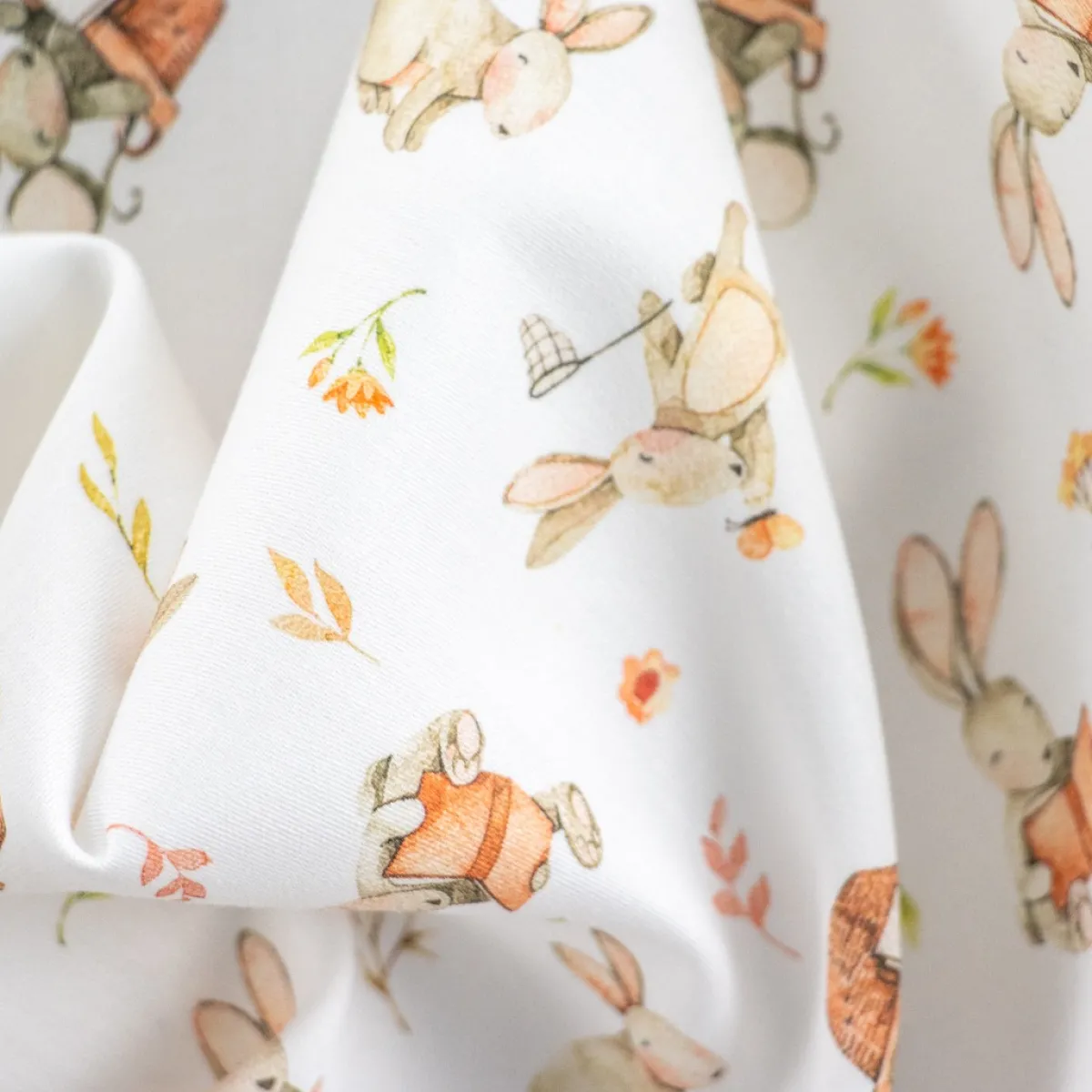 Bambino Giesse Scampoli Tessuti In Cotone>BABY COTONE DIGITALE BUNNY