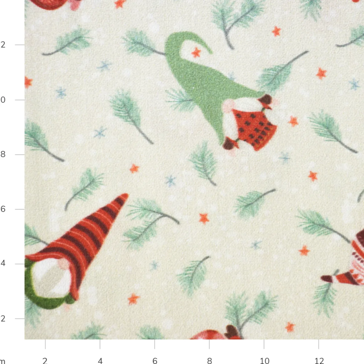 Bambino Giesse Scampoli Tessuti In Cotone>BABY COTONE DIGITALE GNOMI - AGHI