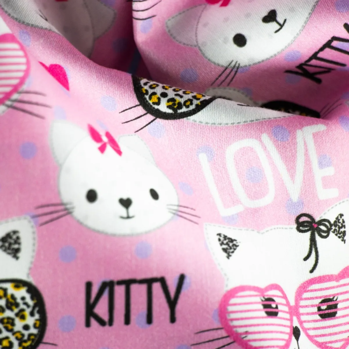 Bambino Giesse Scampoli Tessuti In Cotone>BABY COTONE DIGITALE KITTY