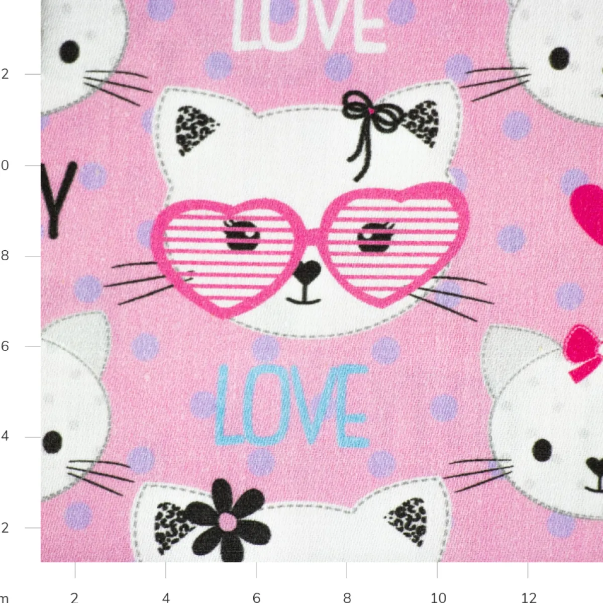 Bambino Giesse Scampoli Tessuti In Cotone>BABY COTONE DIGITALE KITTY