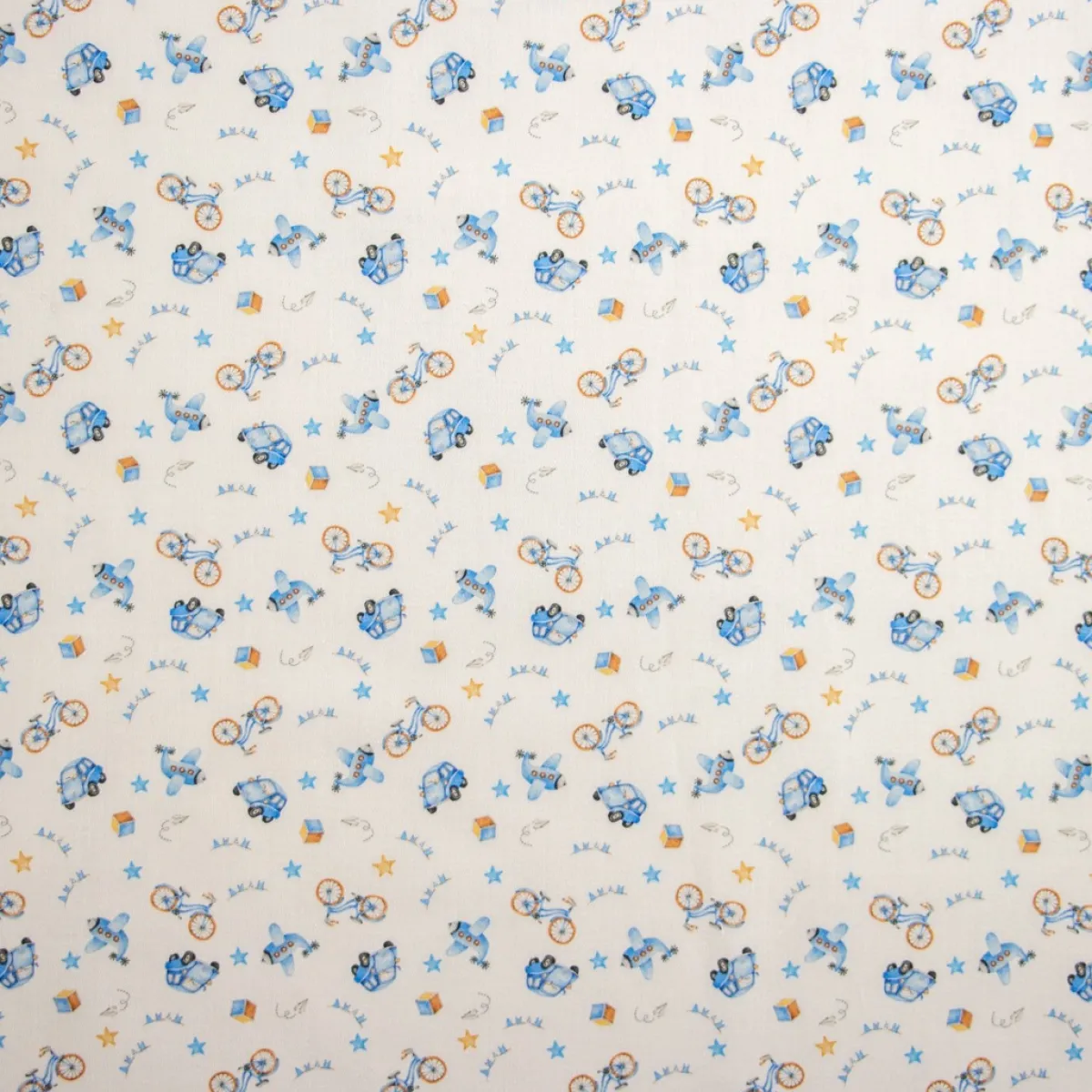 Bambino Giesse Scampoli Tessuti In Cotone>BABY COTONE DIGITALE MACCHININE