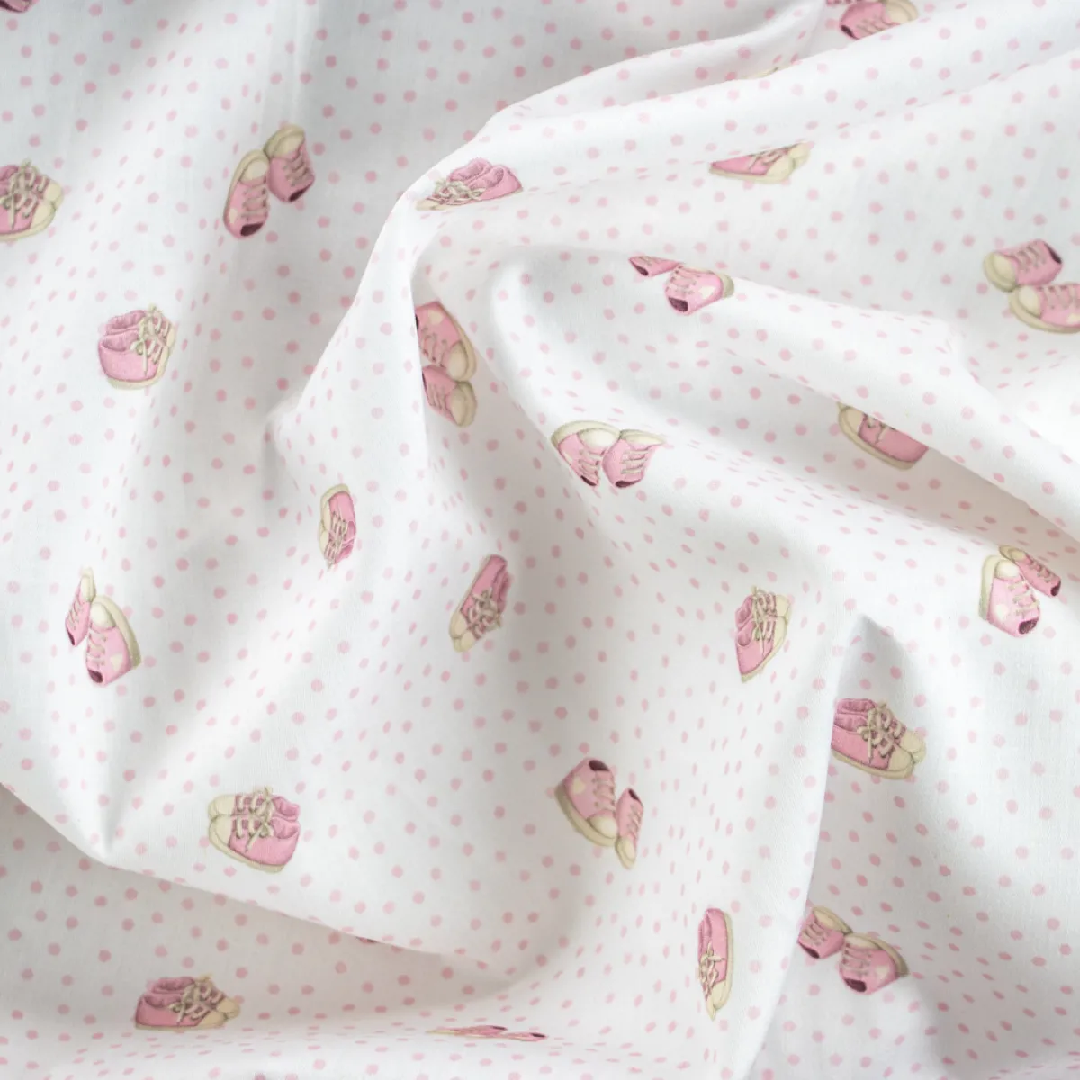Bambino Giesse Scampoli Tessuti In Cotone>BABY COTONE DIGITALE SCARPINE