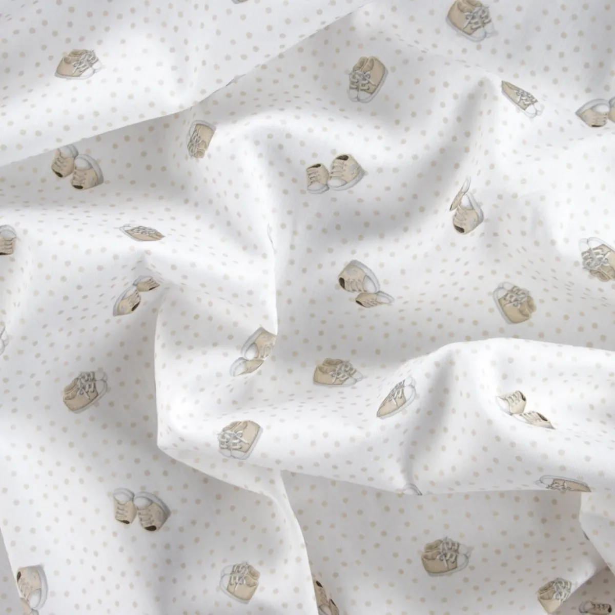 Bambino Giesse Scampoli Tessuti In Cotone>BABY COTONE DIGITALE SCARPINE