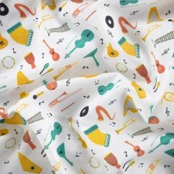 Bambino Giesse Scampoli Tessuti In Cotone>BABY COTONE DIGITALE STRUMENTI