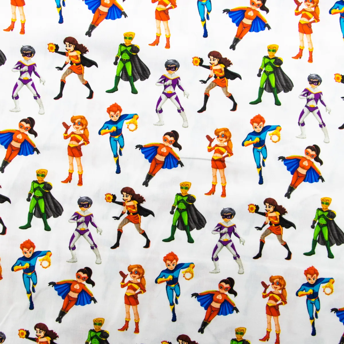 Bambino Giesse Scampoli Tessuti In Cotone>BABY COTONE DIGITALE SUPEREROI