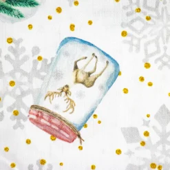 Bambino Giesse Scampoli Tessuti In Cotone>BABY COTONE DIGITALE VASI NATALE
