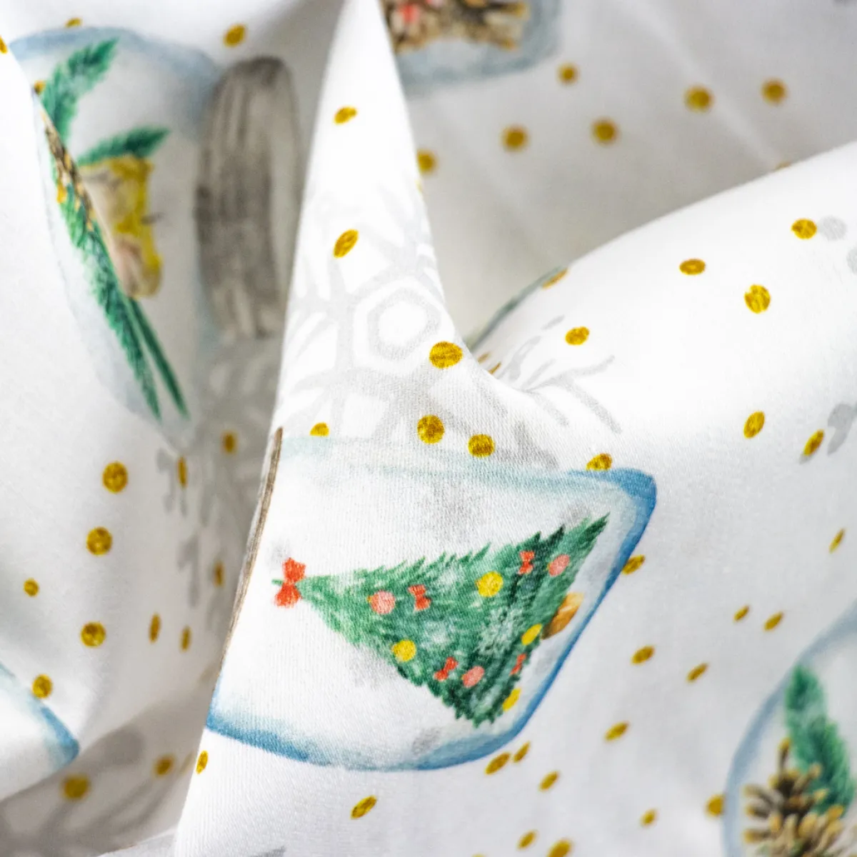 Bambino Giesse Scampoli Tessuti In Cotone>BABY COTONE DIGITALE VASI NATALE