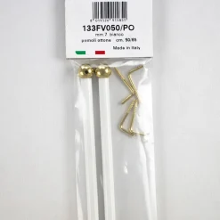 Giesse Scampoli Paletti A Vetro>Bacchette ø7 verniciate bianche 50/65