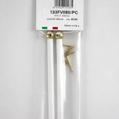Giesse Scampoli Paletti A Vetro>Bacchette ø7 verniciate bianche 80/95