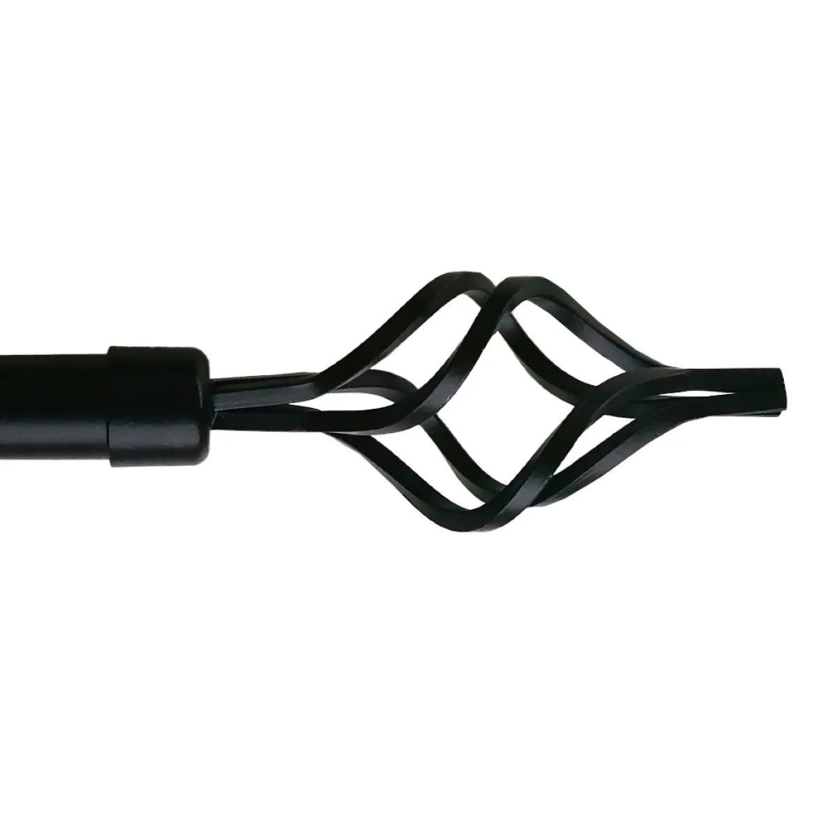 Giesse Scampoli Bastoni>BASTONE ESTENSIBILE SPIRALE 160-310 NERO