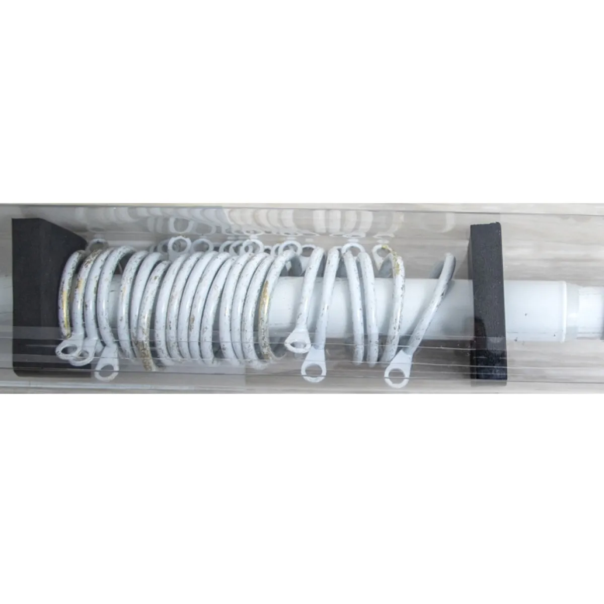 Giesse Scampoli Bastoni>BASTONE EST. RICCIOLO 120-210 BIANCO/OR