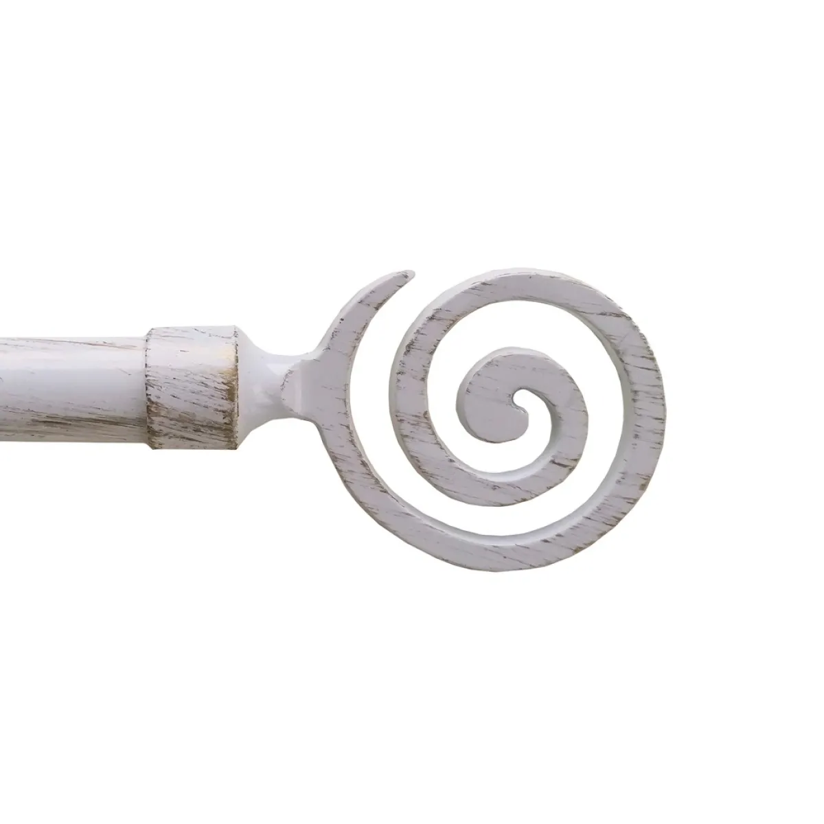 Giesse Scampoli Bastoni>BASTONE EST. RICCIOLO 160-310BIANCO/OR