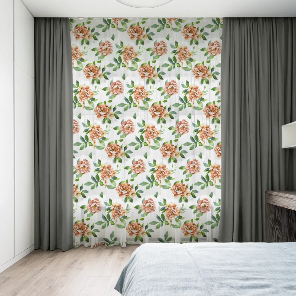 Giesse Scampoli Tende Classiche|Tende In Lino>BETULLA TENDA FIORI