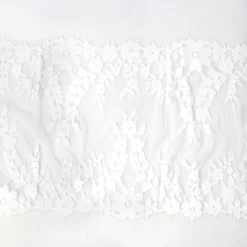 Giesse Scampoli Tessuti In Pizzo|Applicazioni>BORDATURA SMERLATA LESCAR SPOSA SPOSA