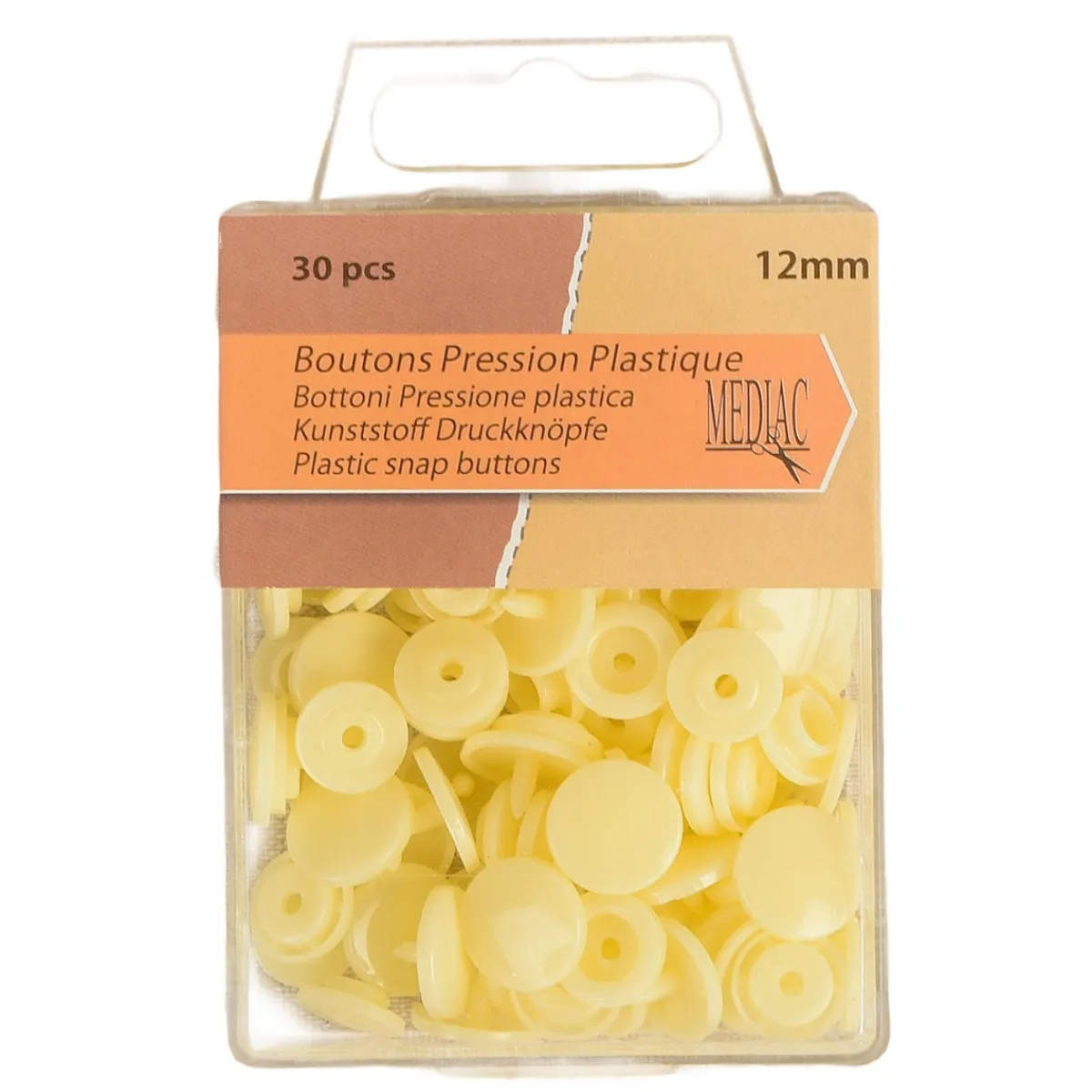 Giesse Scampoli Bottoni E Fibbie>BOTTONE AUTOMATICO IN PLASTICA 12MM