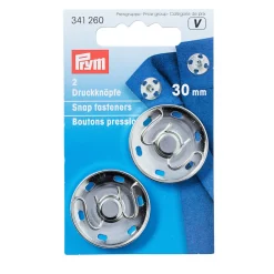 Giesse Scampoli Bottoni E Fibbie>Bottoni automatici ottone 30mm