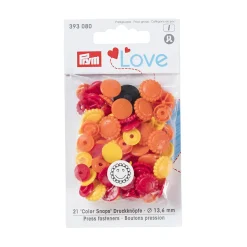 Giesse Scampoli Bottoni E Fibbie>Bottoni pressione Love 13,6mm