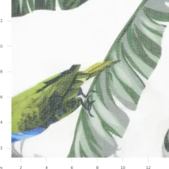 Giesse Scampoli Tende Moda>BREMA TENDA FOGLIE, COLIBRÌ STAMPA DIGITALE