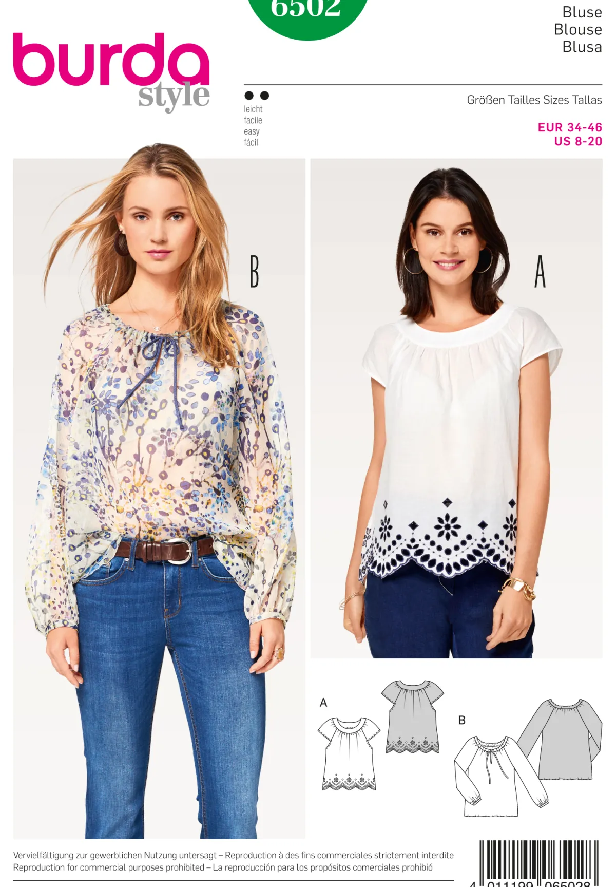 Cartamodelli Burda Top>camicetta
