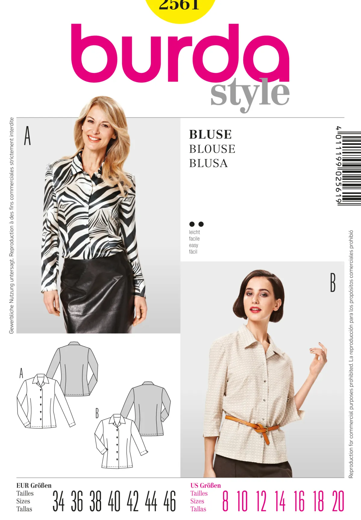 Cartamodelli Burda Top>camicetta