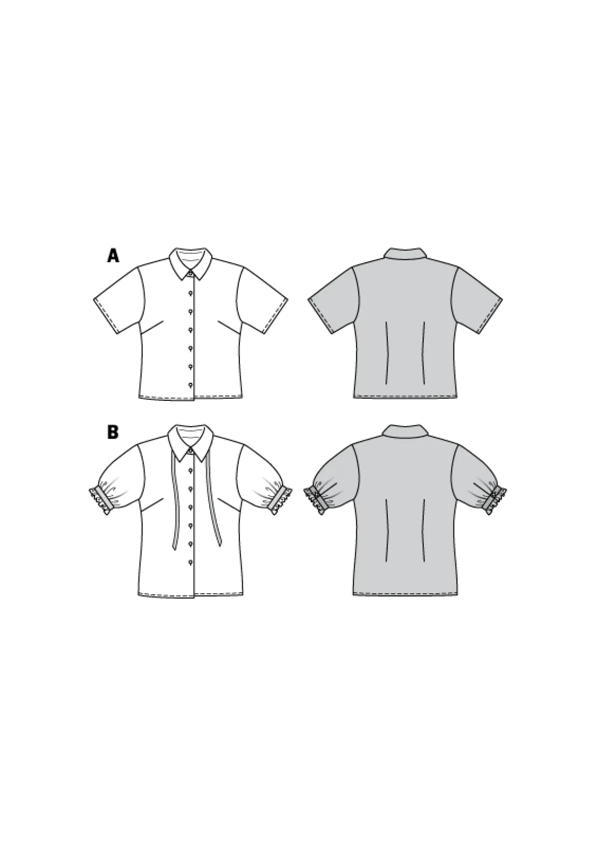 Cartamodelli Burda Top>camicetta