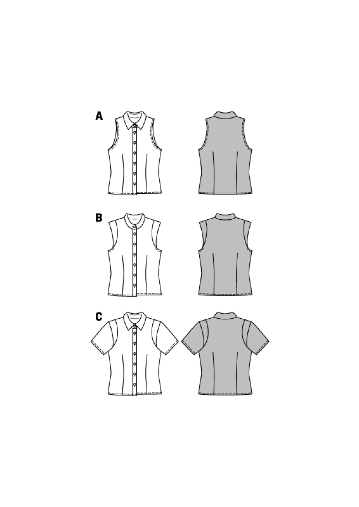 Cartamodelli Burda Top>camicetta