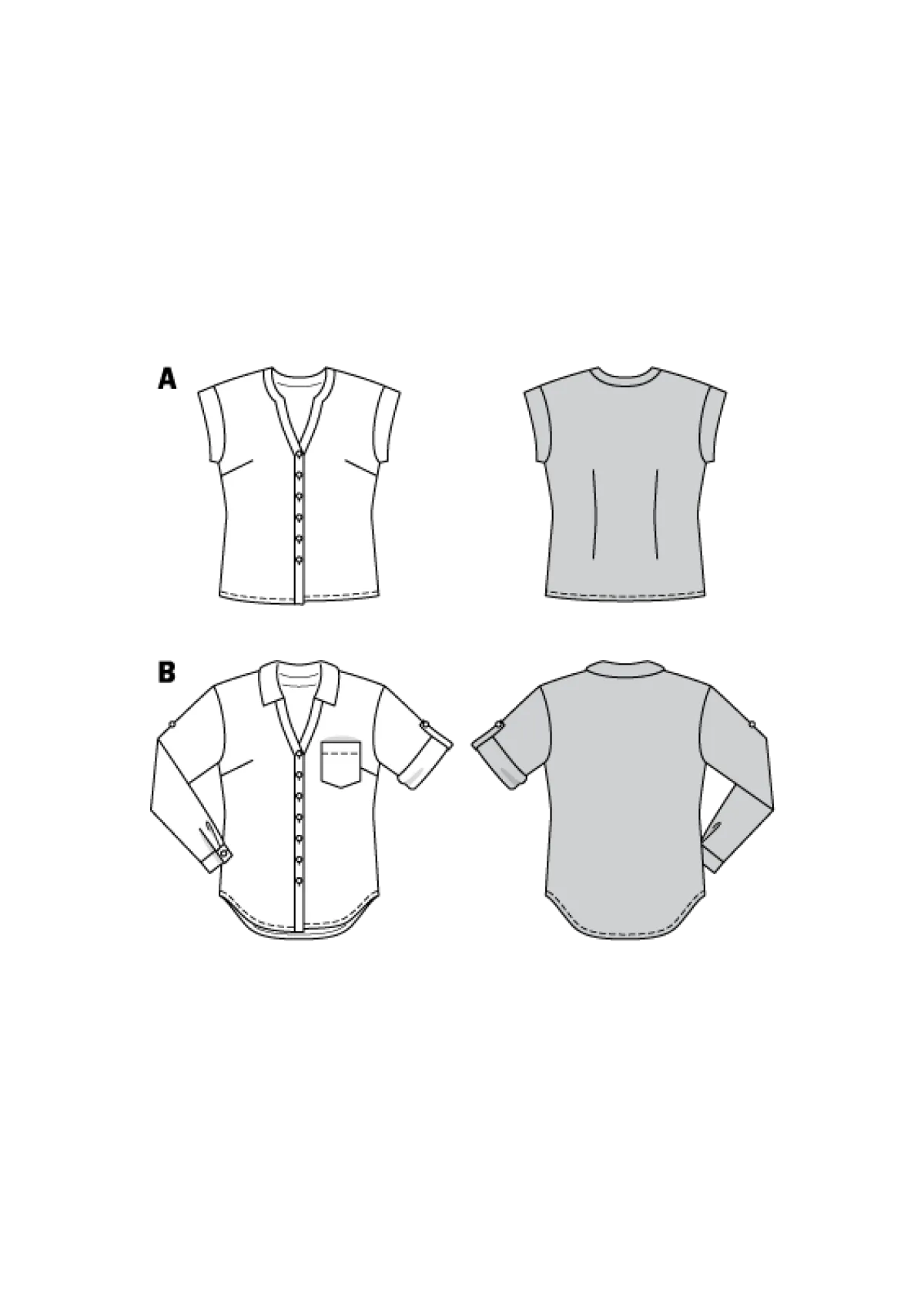 Cartamodelli Burda Top>camicetta