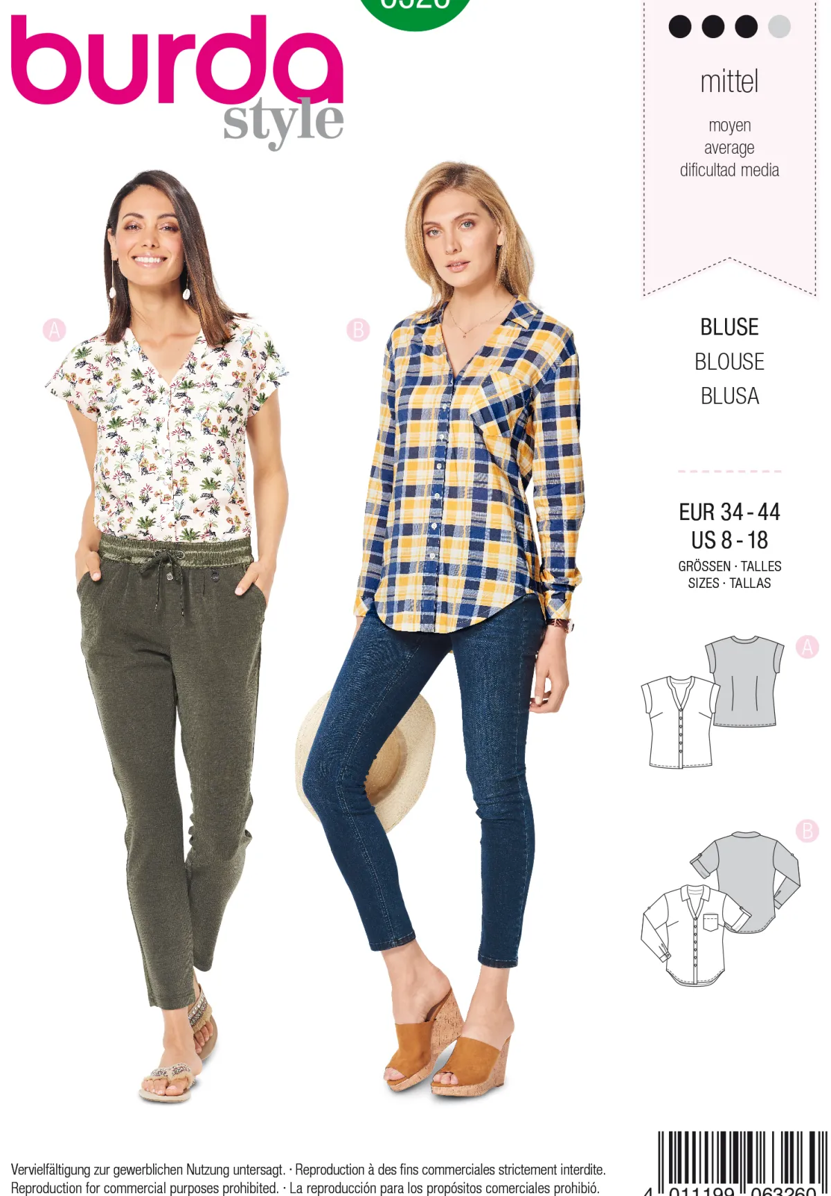 Cartamodelli Burda Top>camicetta