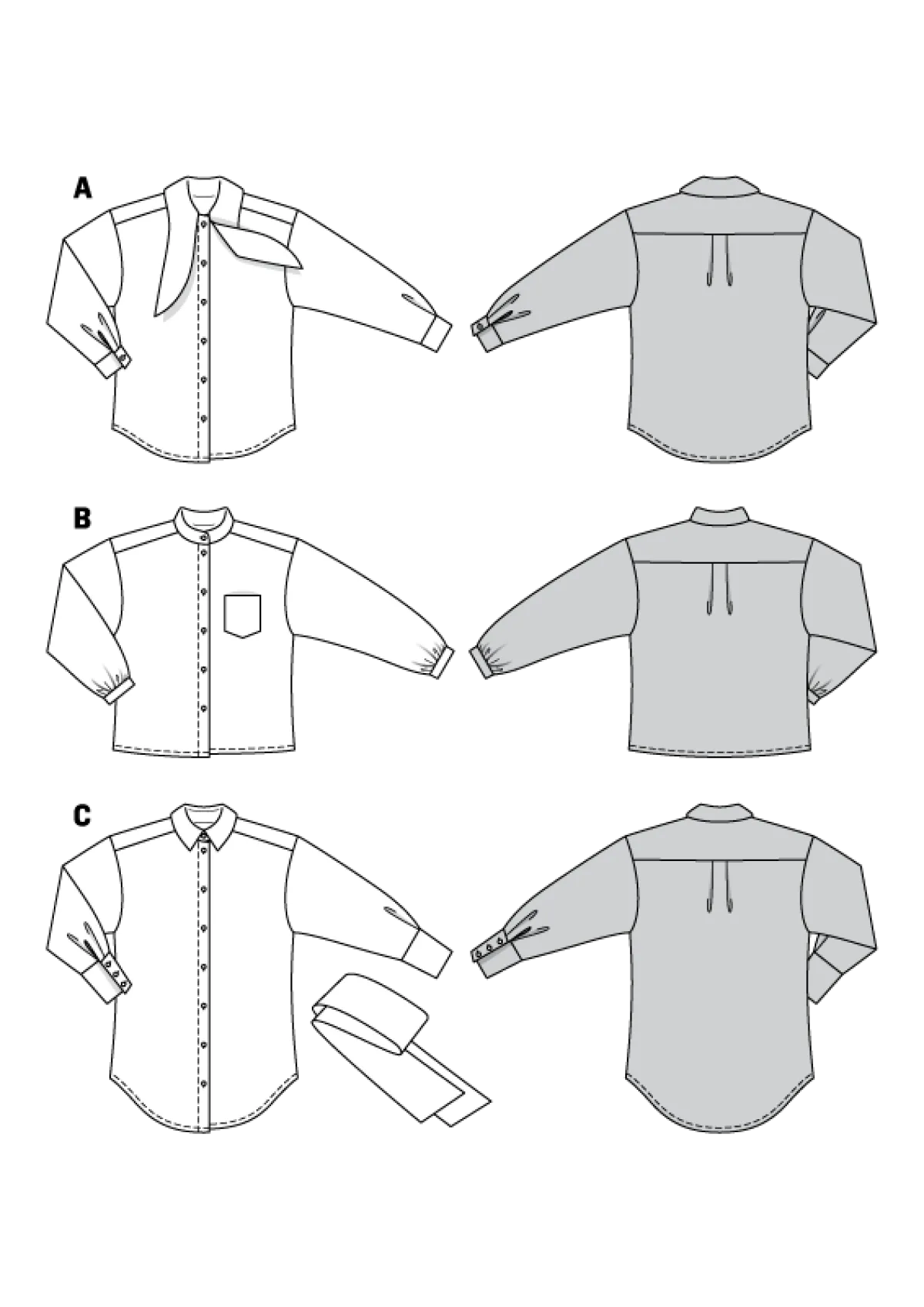 Cartamodelli Burda Top>CAMICETTA - CAMICIA