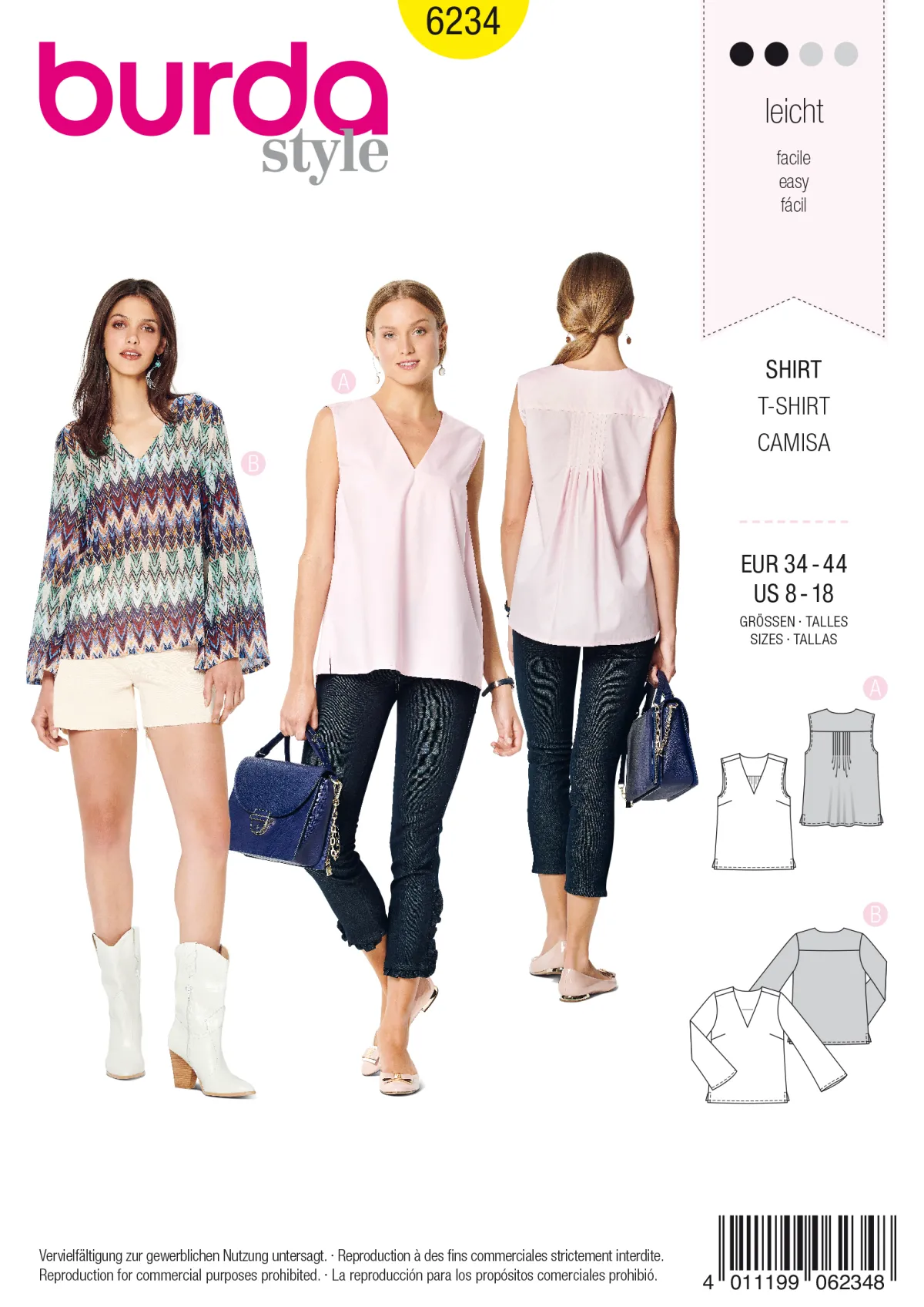 Giesse Scampoli Top>Camicetta - Top - Scollo a V