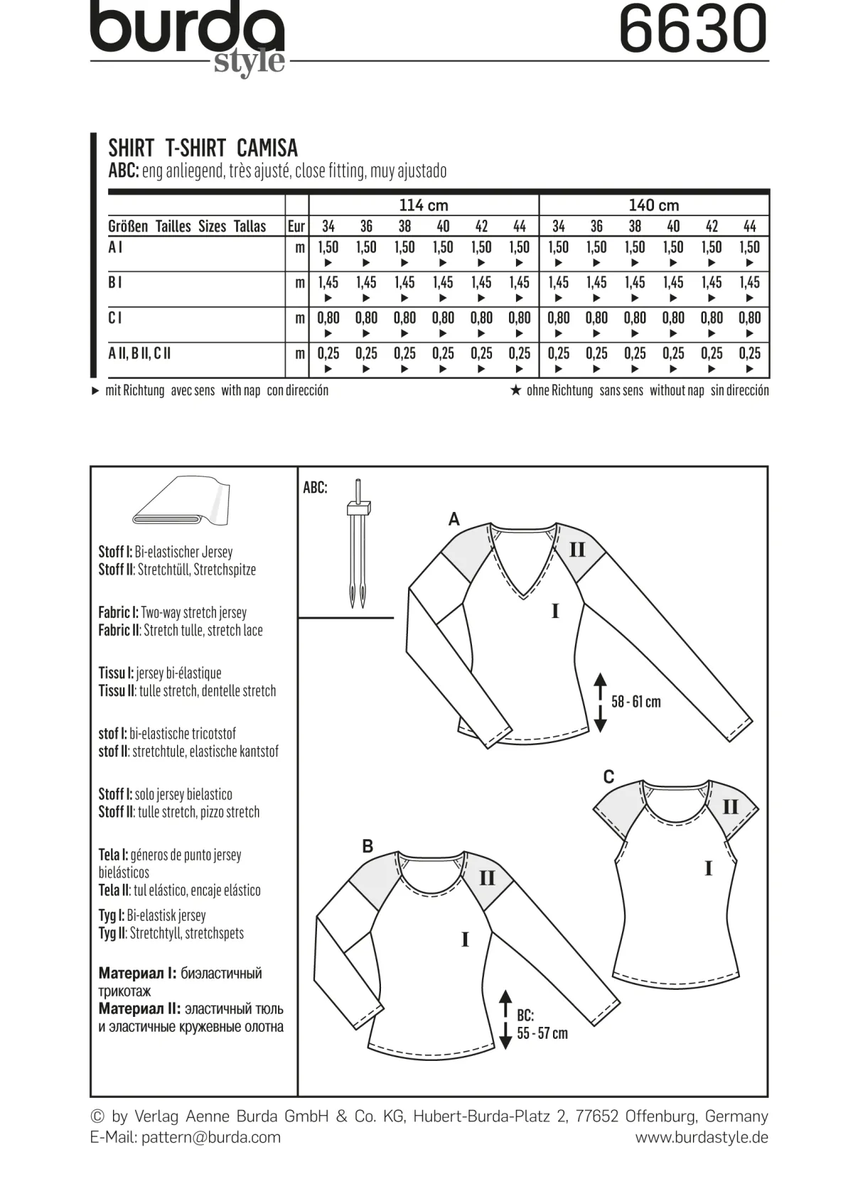 Cartamodelli Burda Top>camicia