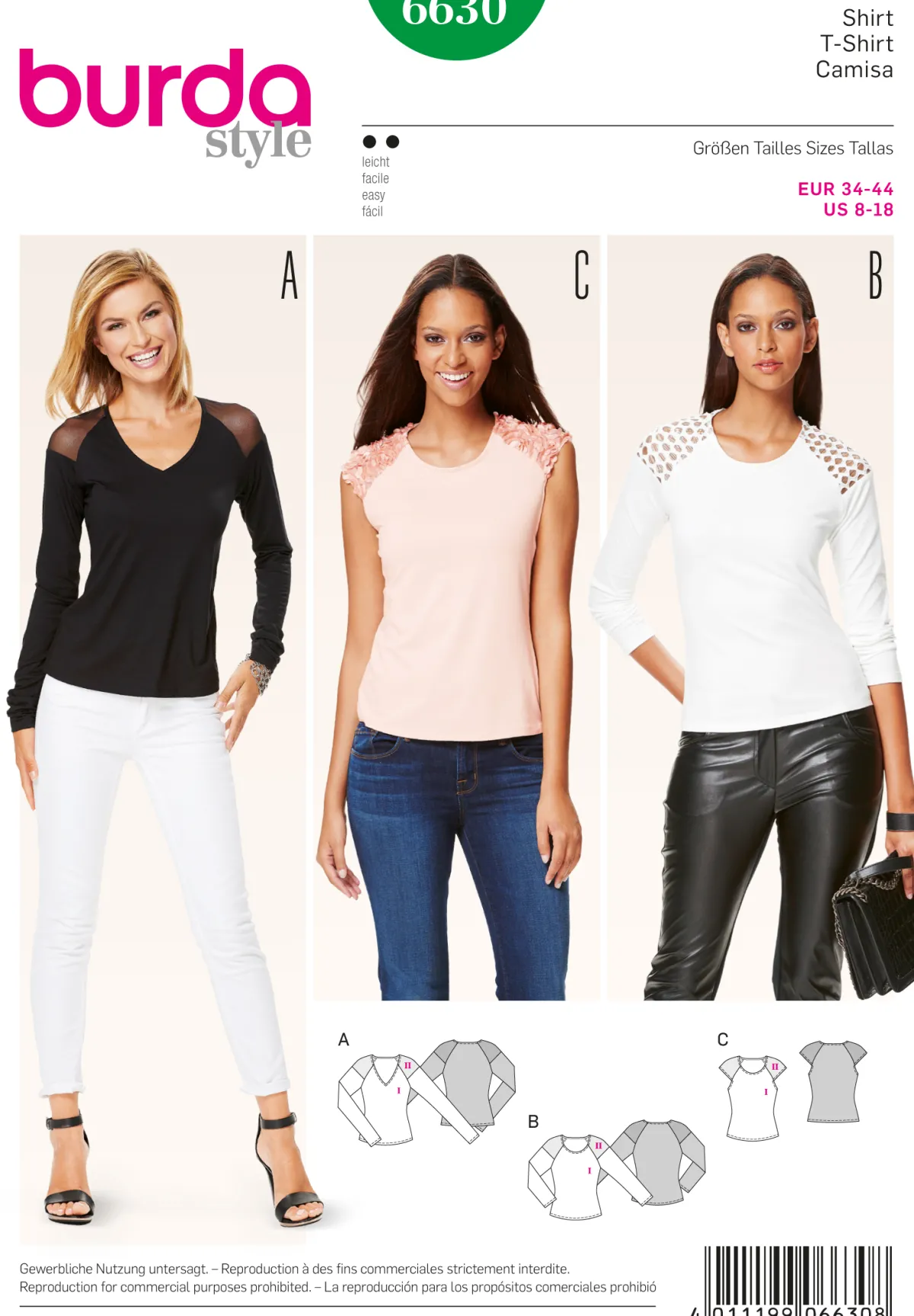 Cartamodelli Burda Top>camicia