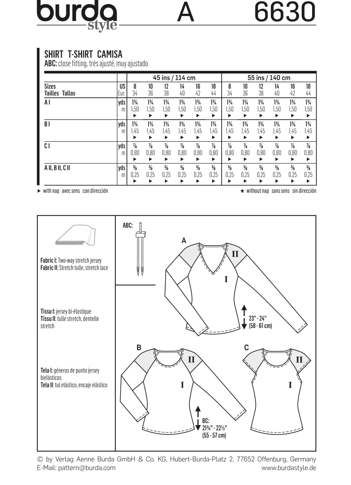 Cartamodelli Burda Top>camicia