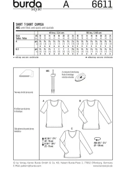 Cartamodelli Burda Top>camicia