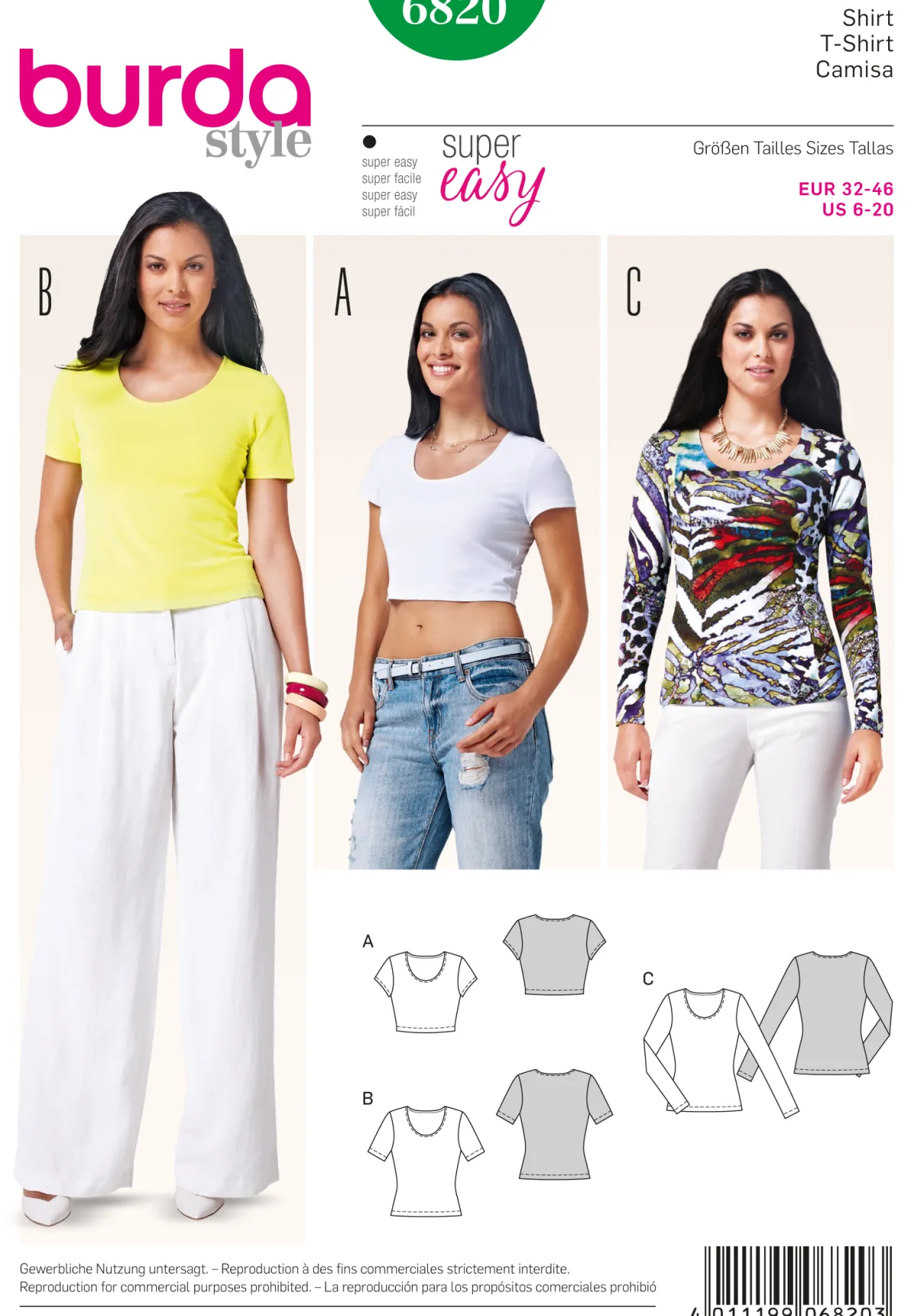 Cartamodelli Burda Top>camicia