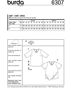 Cartamodelli Burda Taglie Forti>camicia