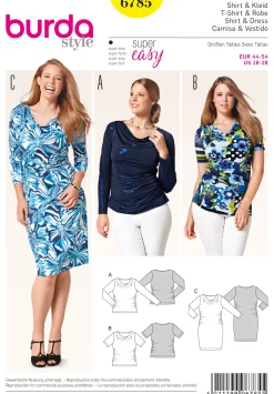 Cartamodelli Burda Taglie Forti>Camicia e vestito