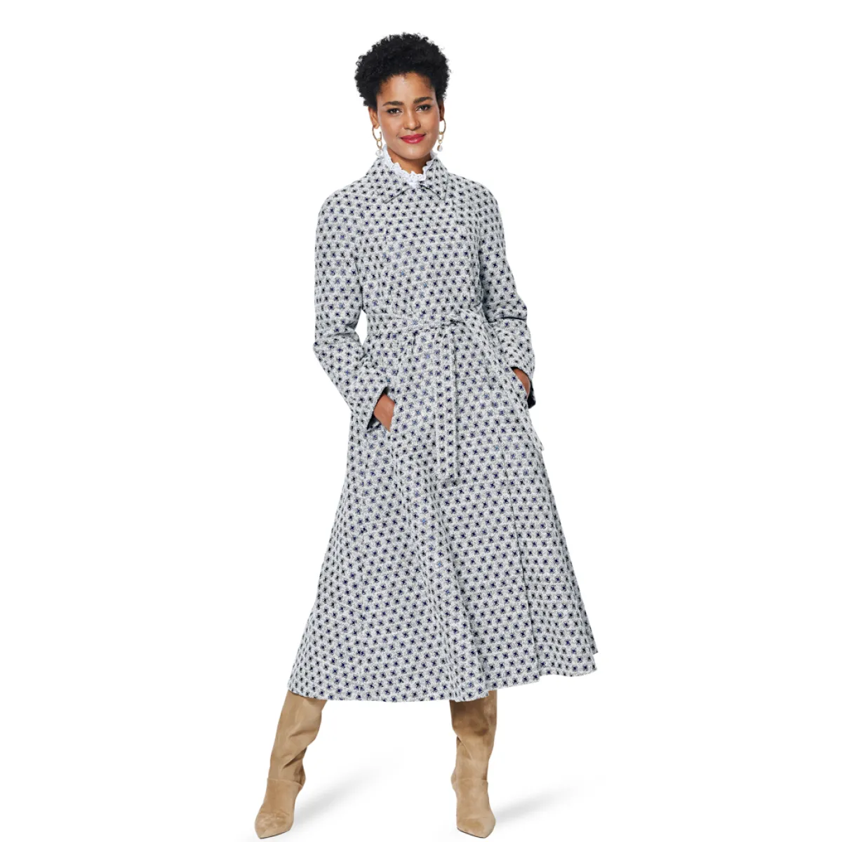 Giesse Scampoli Taglie Forti>Cappotto