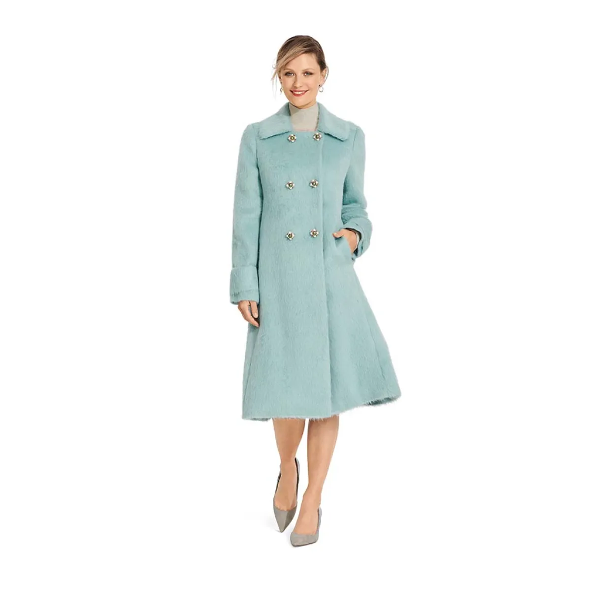 Giesse Scampoli Giacche>Cappotto giacca doppio petto
