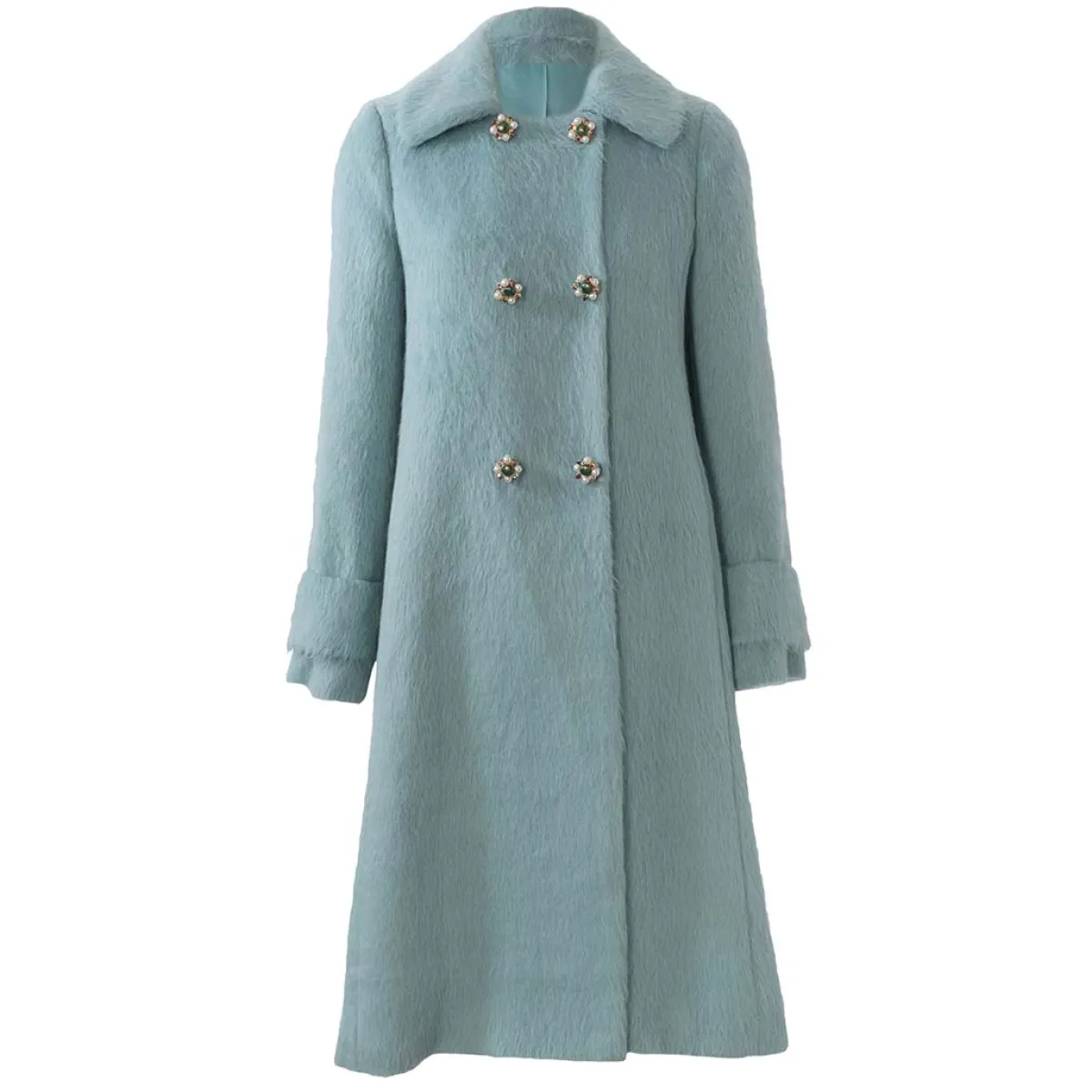 Giesse Scampoli Giacche>Cappotto giacca doppio petto