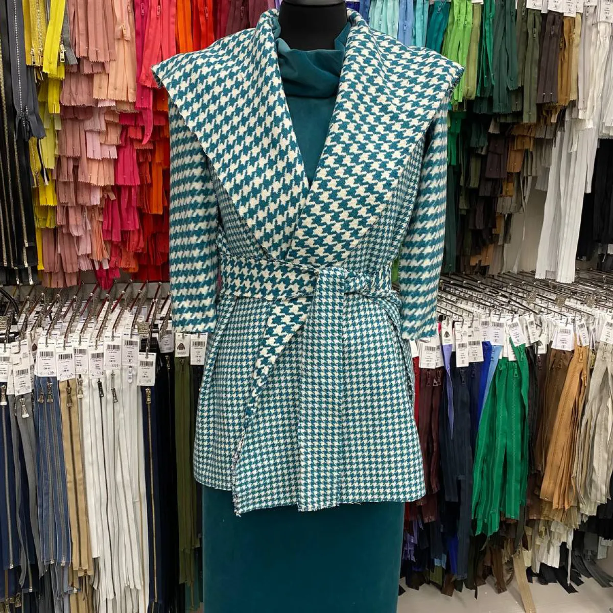 Giesse Scampoli Tessuti Per Cappotti>CAPPOTTO PIED POULE DOUBLE FACE